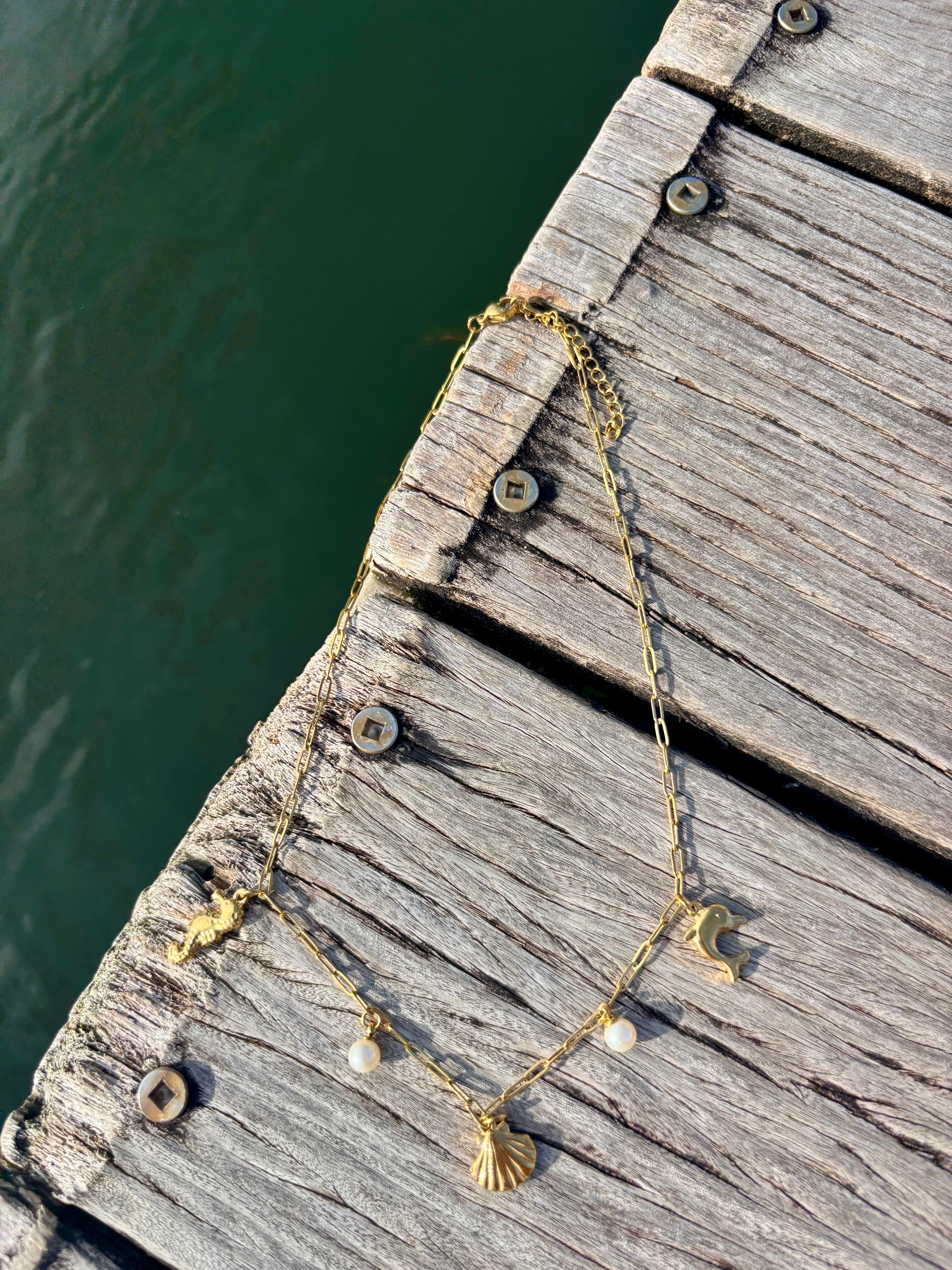 ocean charm necklace