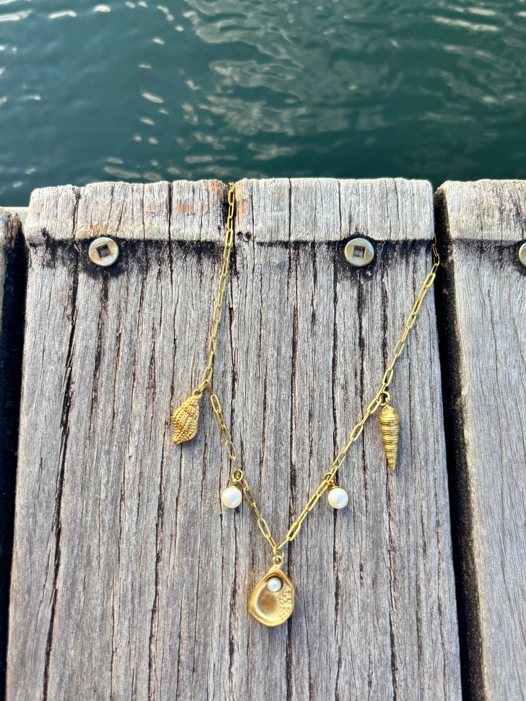 ocean charm necklace