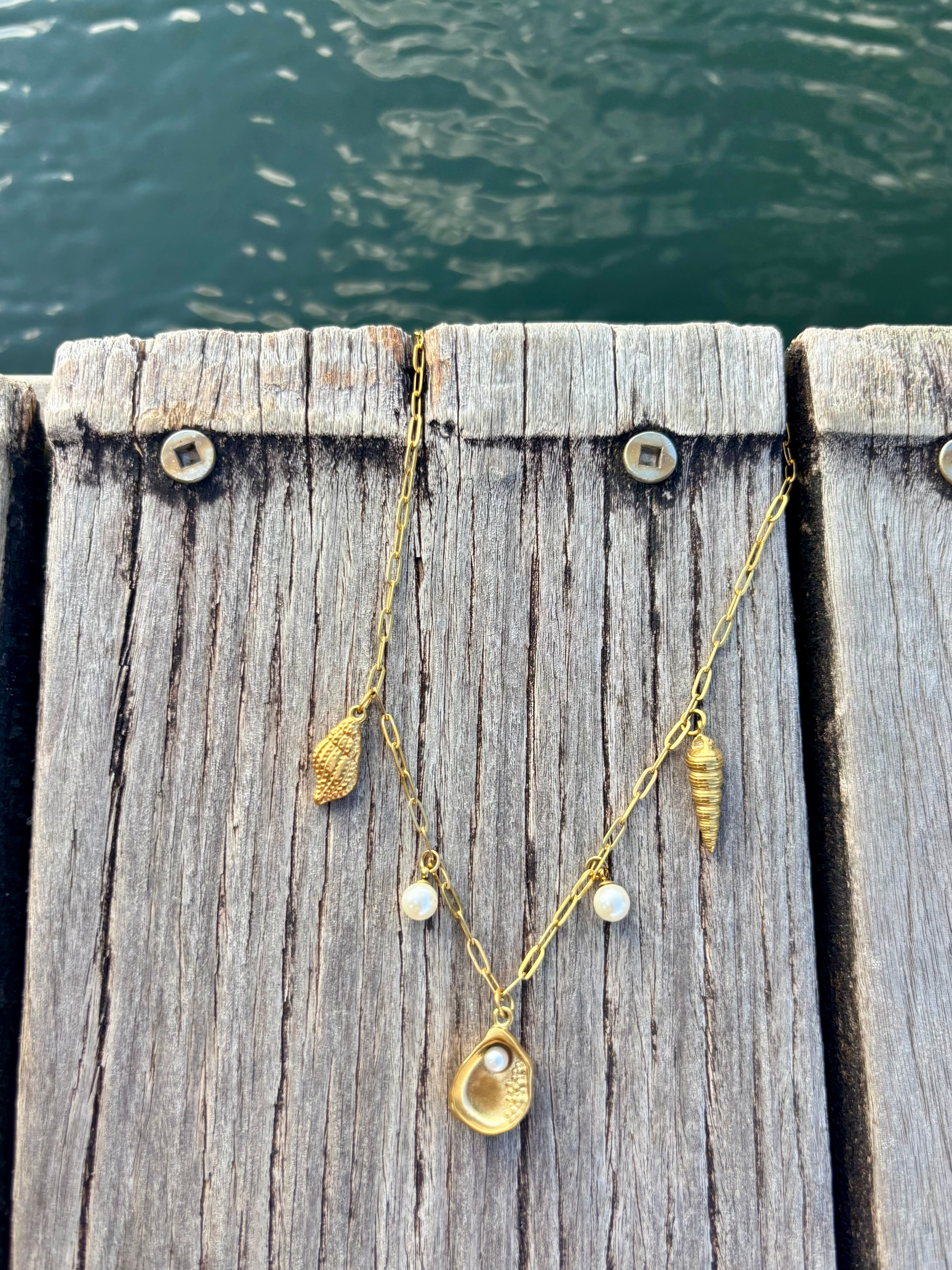 ocean charm necklace