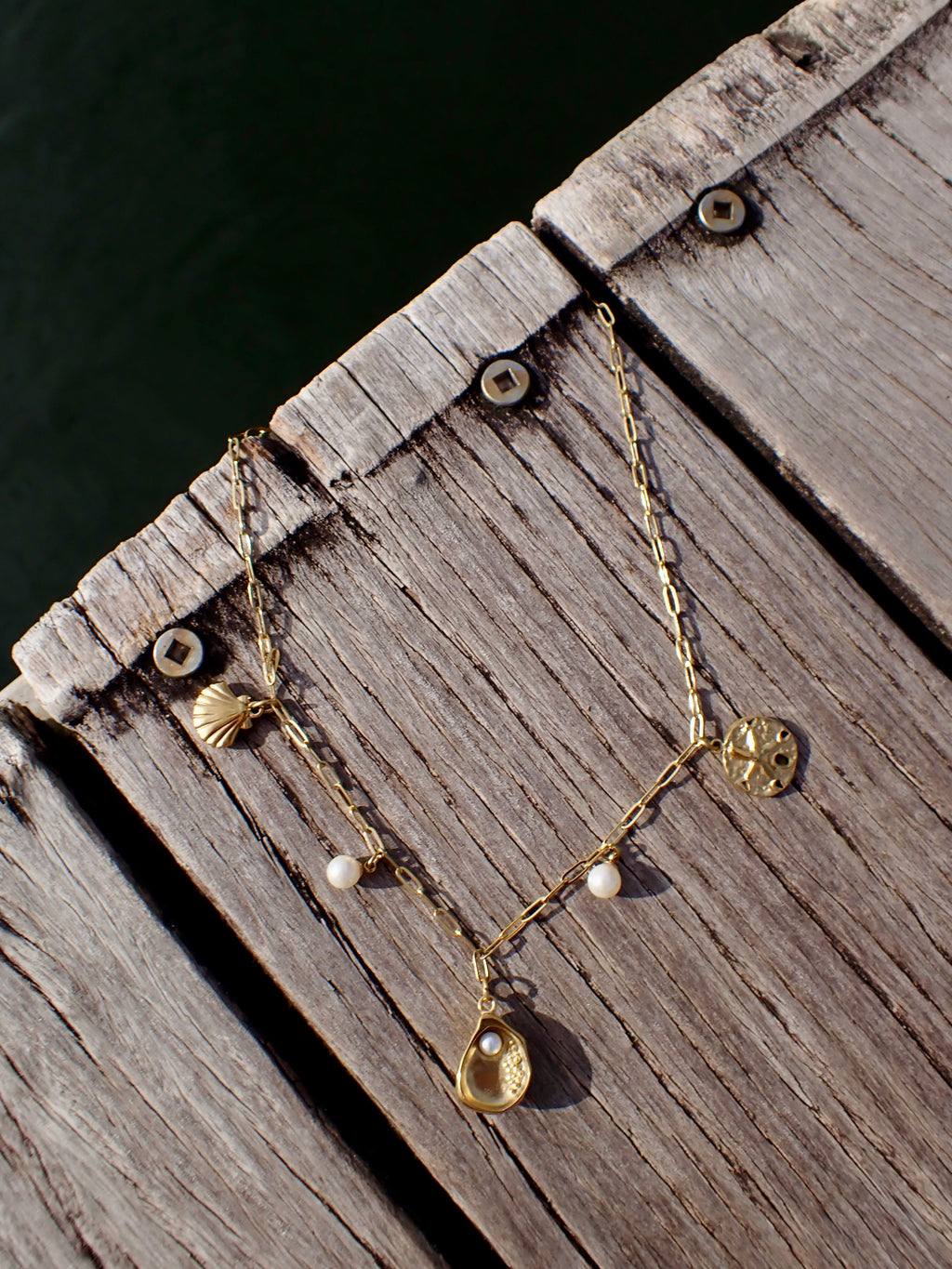 ocean charm necklace