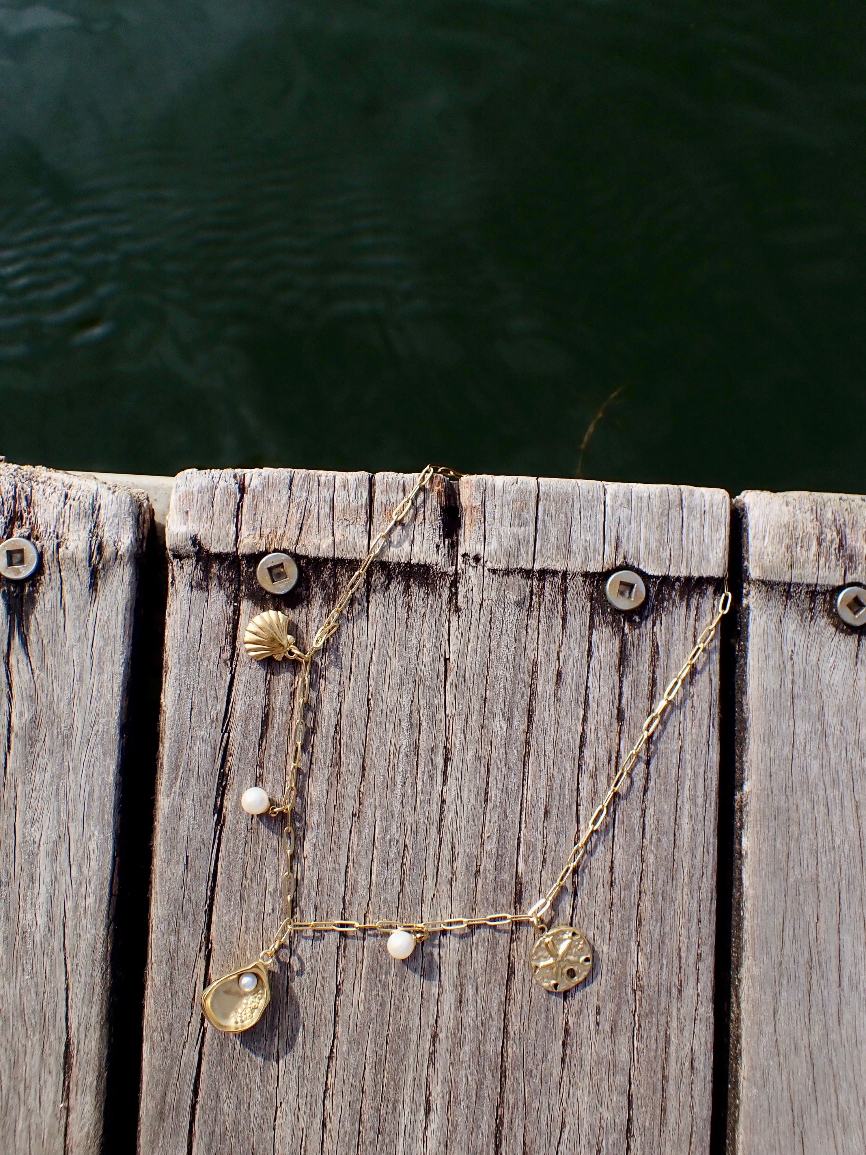 ocean charm necklace