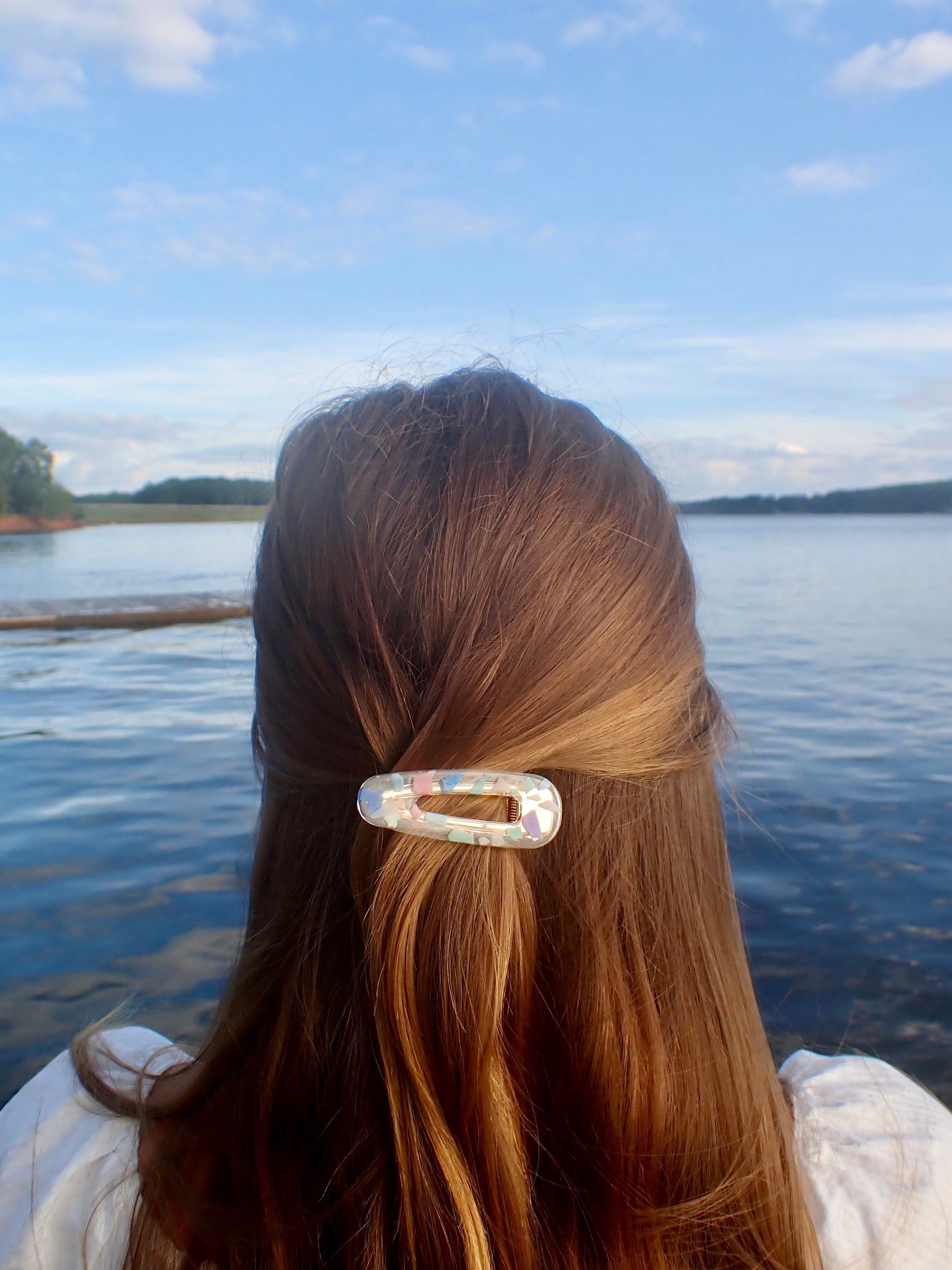 multicolor microplastic barrette